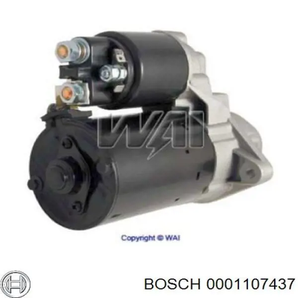 Стартер Bosch 0001107437 цена, от 33.75 USD