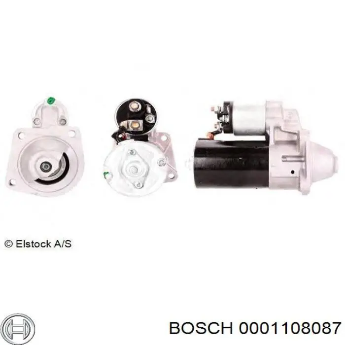 0001108087 Bosch стартер