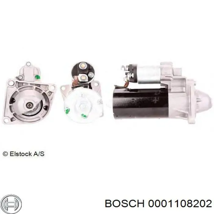 Купить 0001108202 Bosch Стартер