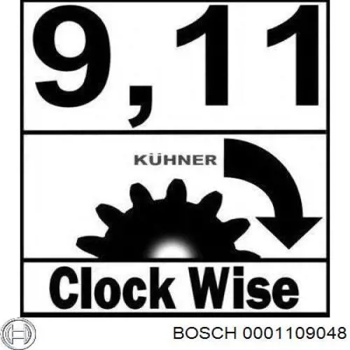 Стартер Bosch 0001109048 цена, от 78.94 USD