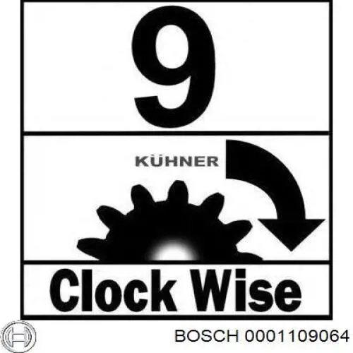 Купить 0001109064 Bosch Стартер