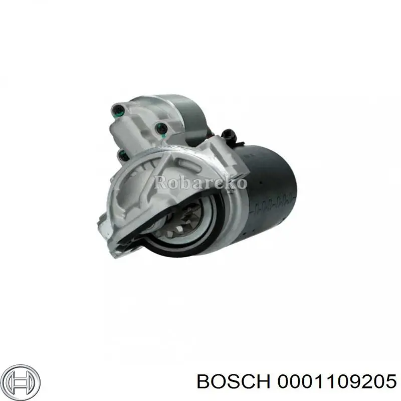 Стартер Bosch 0001109205 цена, от 53.43 USD