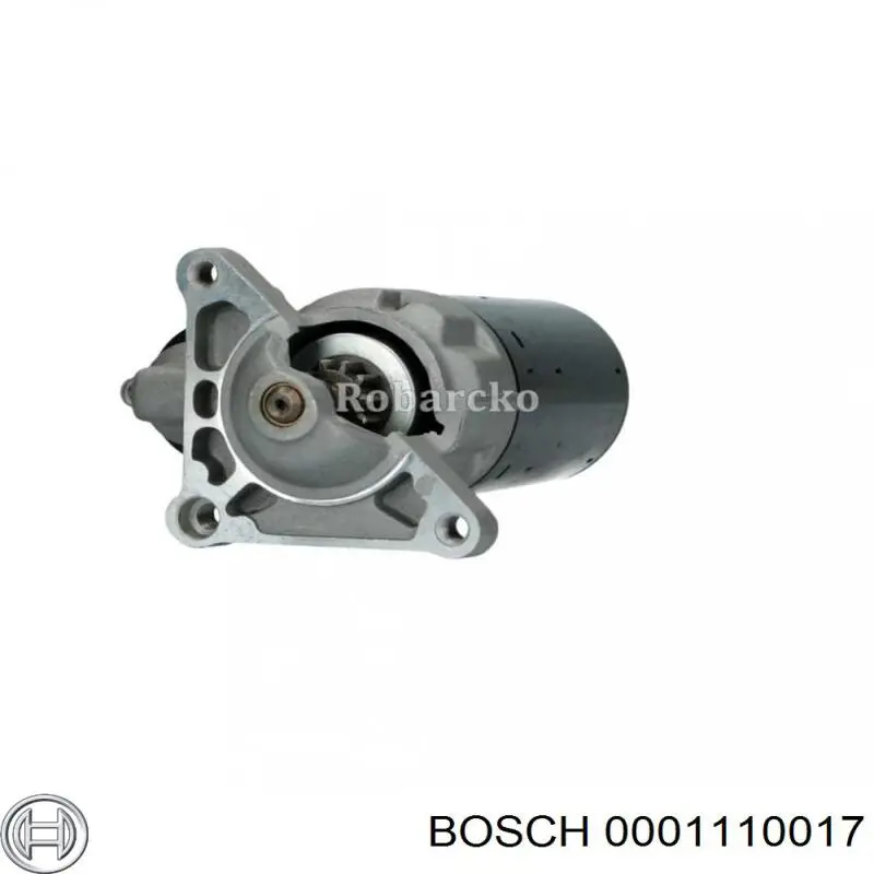 Стартер двигателя Bosch 0001110017