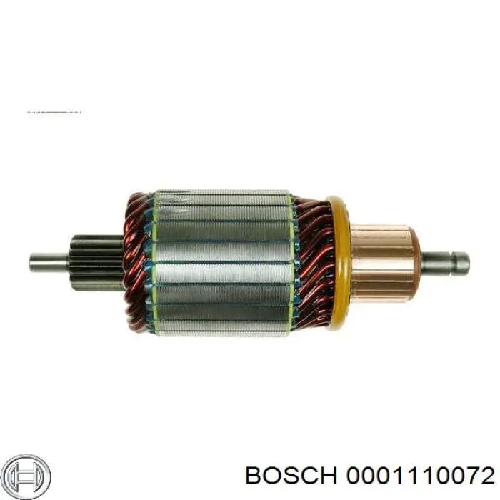 Motor de arranque 0001110072 Bosch