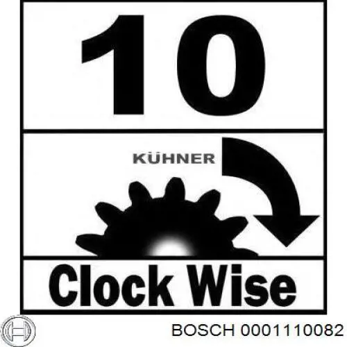 Стартер Bosch 0001110082 цена, от 76.47 USD