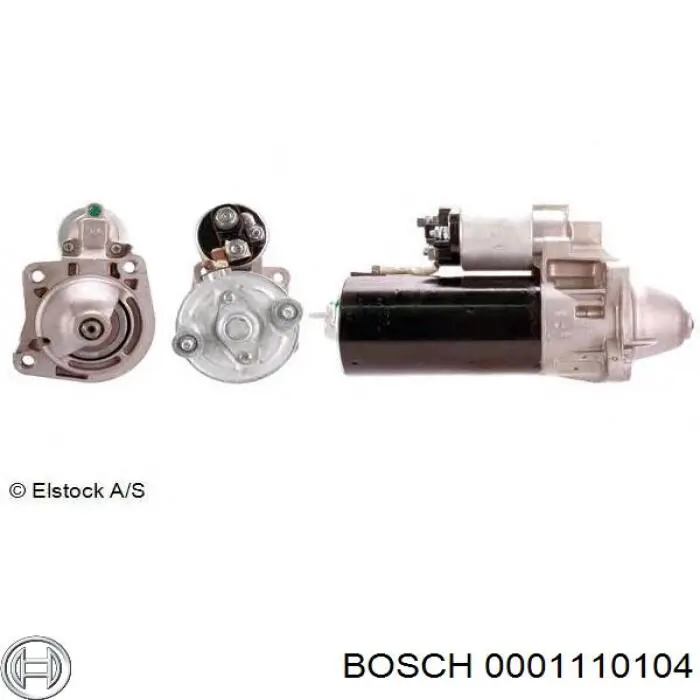 Стартер 0001110104 Bosch
