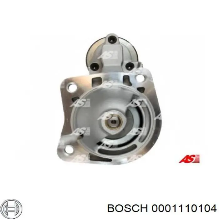 Стартер Bosch 0001110104 цена, от 103.37 USD