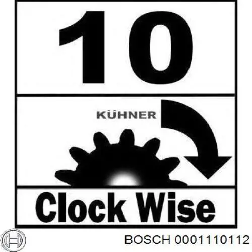 Купить 0001110112 Bosch Стартер