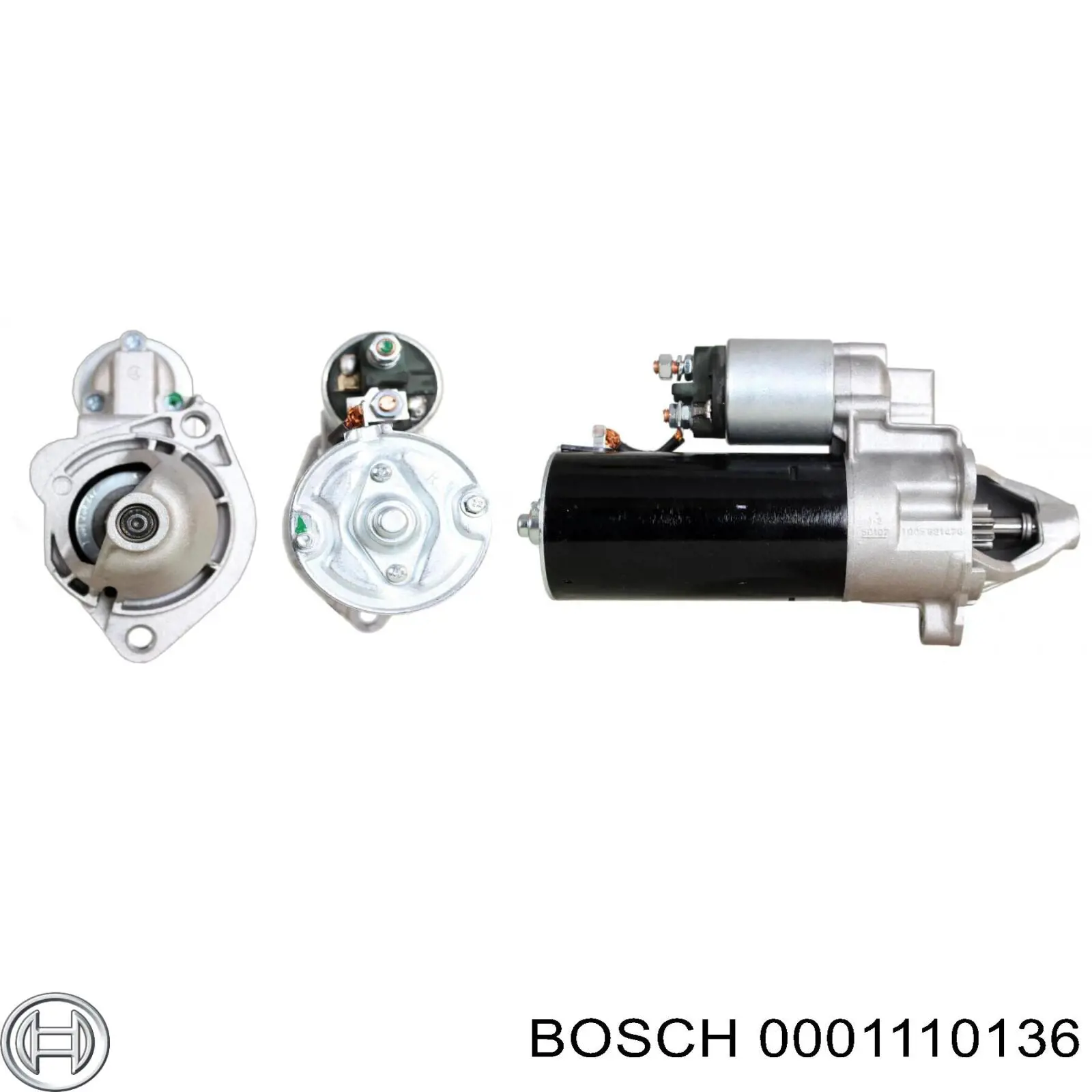 Купить 0001110136 Bosch Стартер