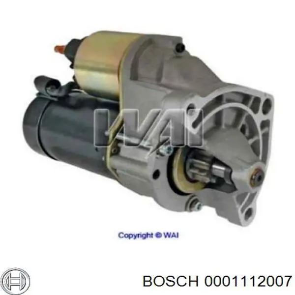 0001112007 Bosch Стартер автомобиля