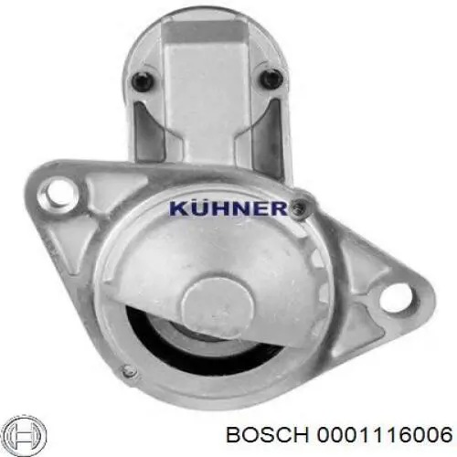0001116006 Bosch Стартер автомобиля