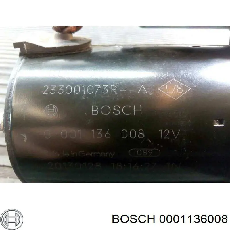 0001136008 Bosch Стартер автомобиля