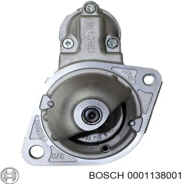 Motor de arranque 0001138001 Bosch
