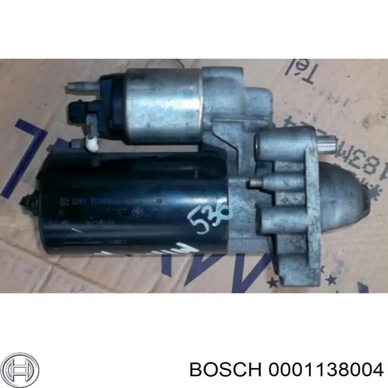 0001138004 Bosch motor de arranco