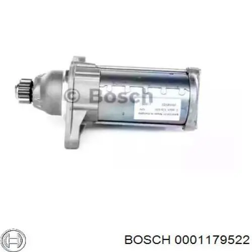 Motor de arranque 0001179522 Bosch