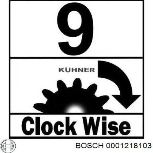 Купить 0001218103 Bosch Стартер