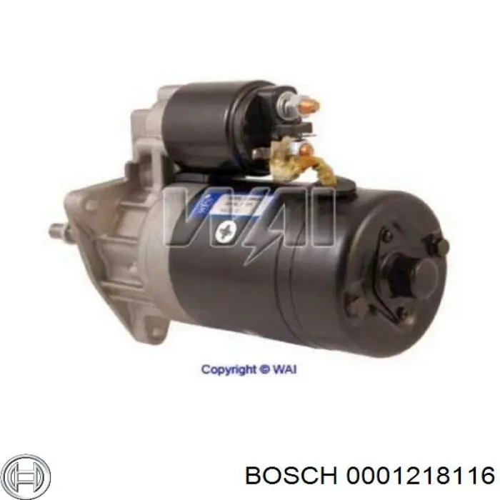 Купить 0001218116 Bosch Стартер
