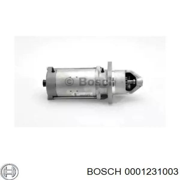 Motor de arranque 0001231003 Bosch