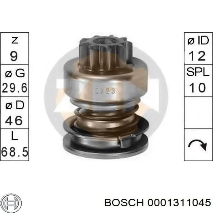 0001311045 Bosch стартер