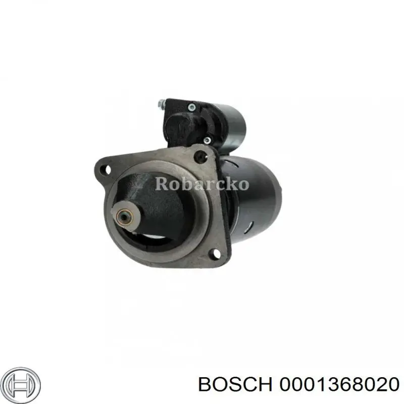 Motor de arranque 0001368020 Bosch