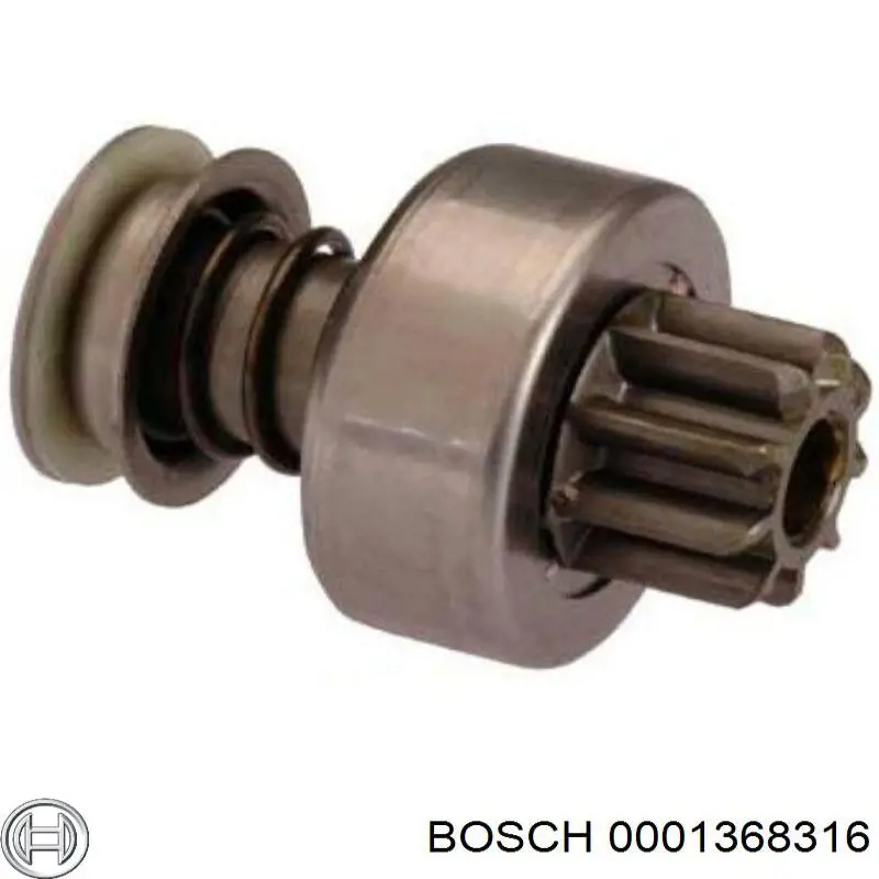 Motor de arranque 0001368316 Bosch