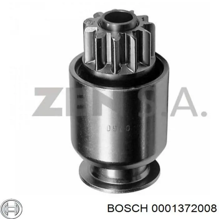 Motor de arranque 0001372008 Bosch