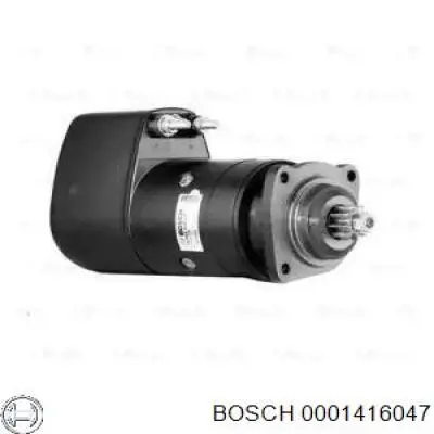 Motor de arranque 0001416047 Bosch