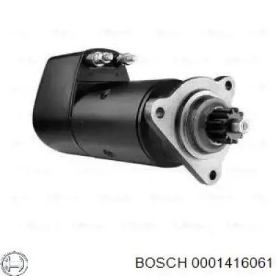 Motor de arranque 0001416061 Bosch
