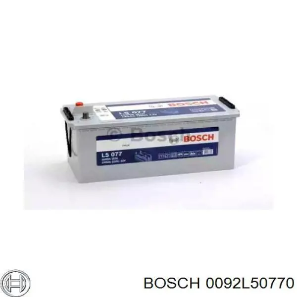 Аккумулятор для авто 0092L50770 BOSCH