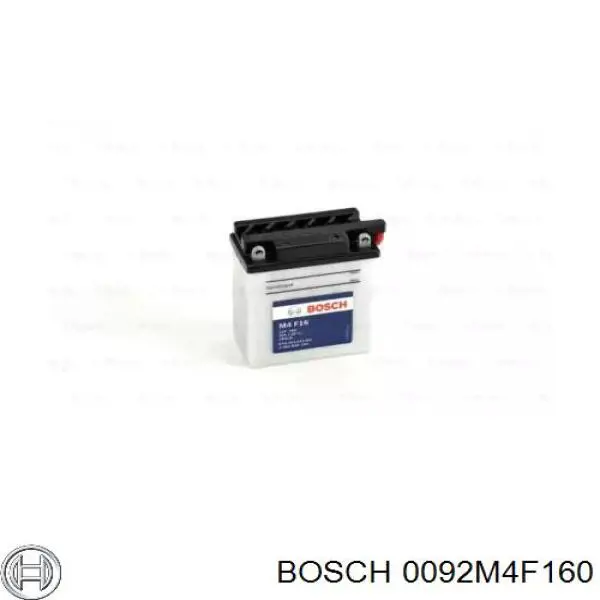 Авто аккумулятор 0092M4F160 BOSCH