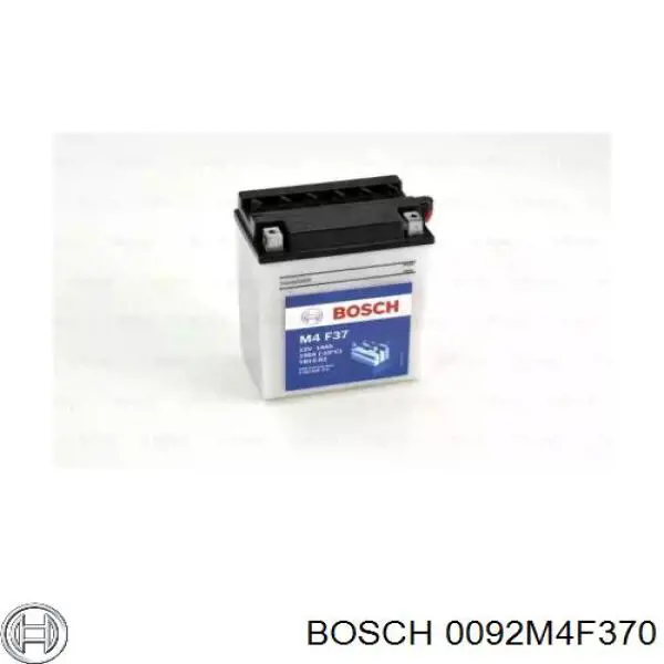 Аккумулятор для авто 0092M4F370 BOSCH