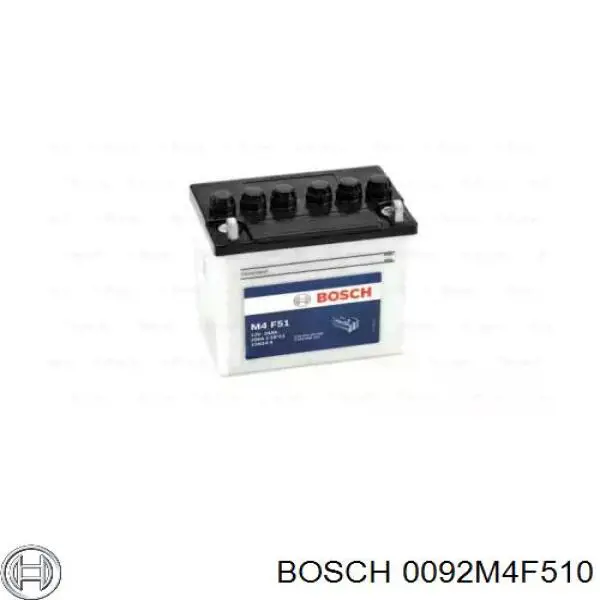 Аккумулятор 0092M4F510 Bosch