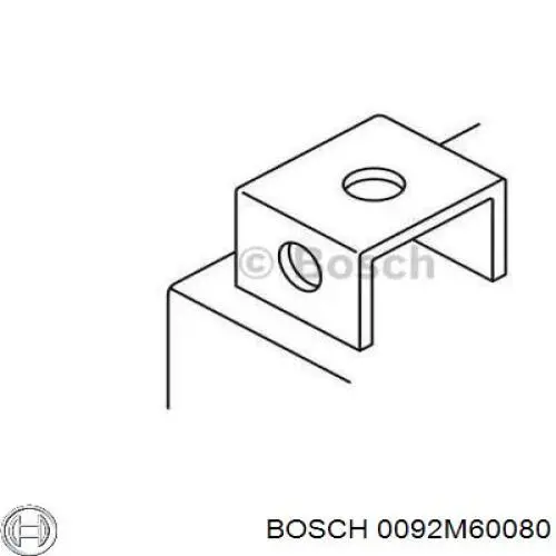 Купить Аккумулятор Bosch 7 А/ч (0092M60080)