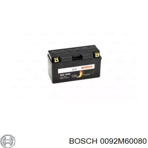 Аккумуляторная батарея (АКБ) Bosch 0092M60080