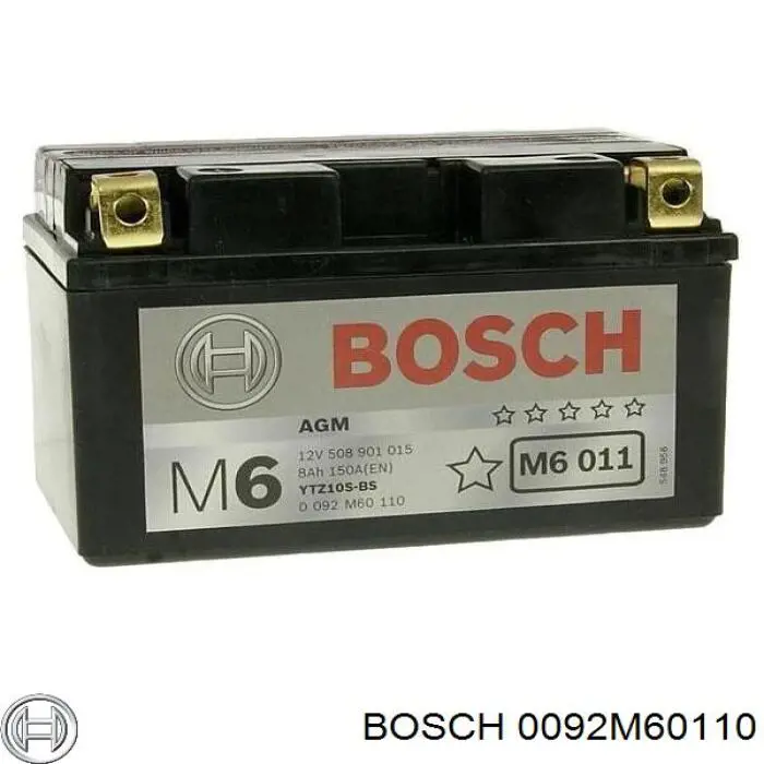 Аккумуляторная батарея (АКБ) Bosch 0092M60110