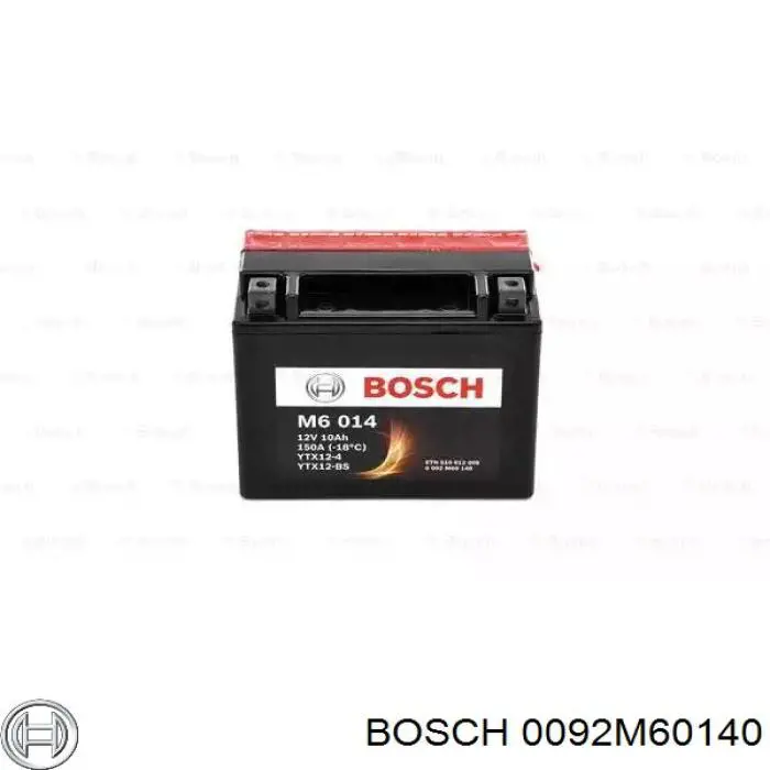 Аккумуляторная батарея (АКБ) Bosch 0092M60140