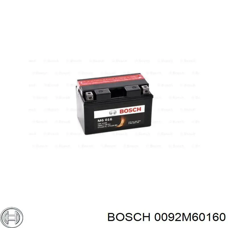 Аккумуляторная батарея (АКБ) Bosch 0092M60160