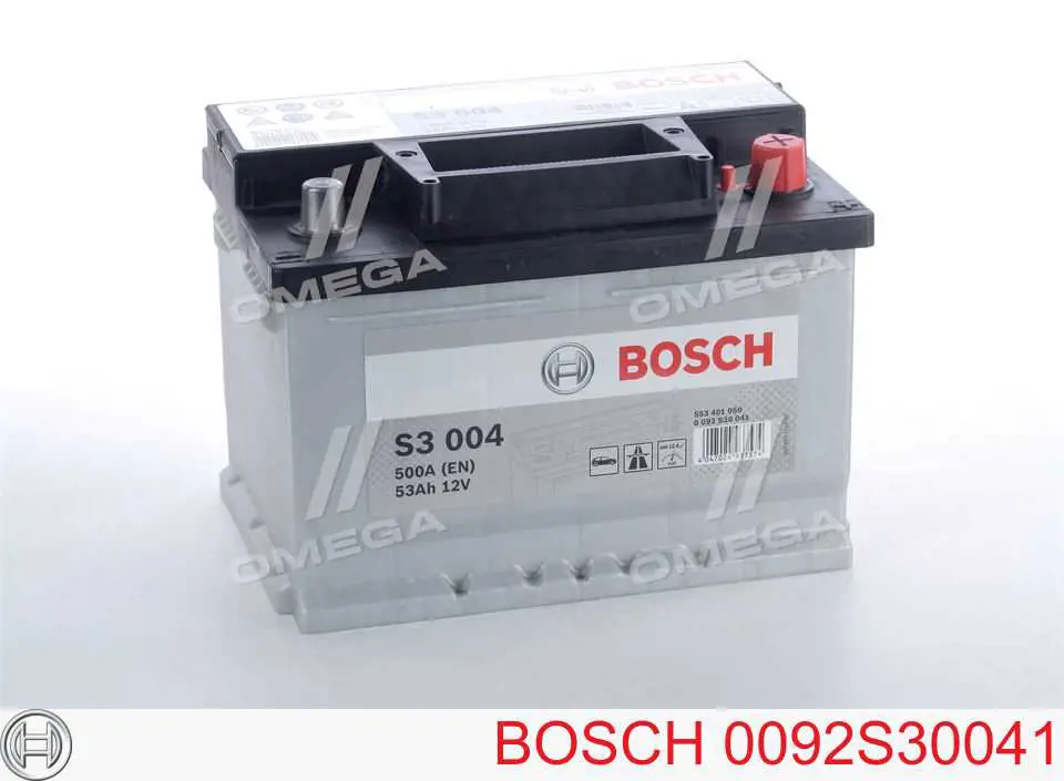 Аккумулятор Bosch 53 А/ч 12 В B13 0092S30041