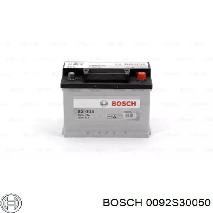 Аккумулятор Bosch S3 56 А/ч 12 В B13 0092S30050