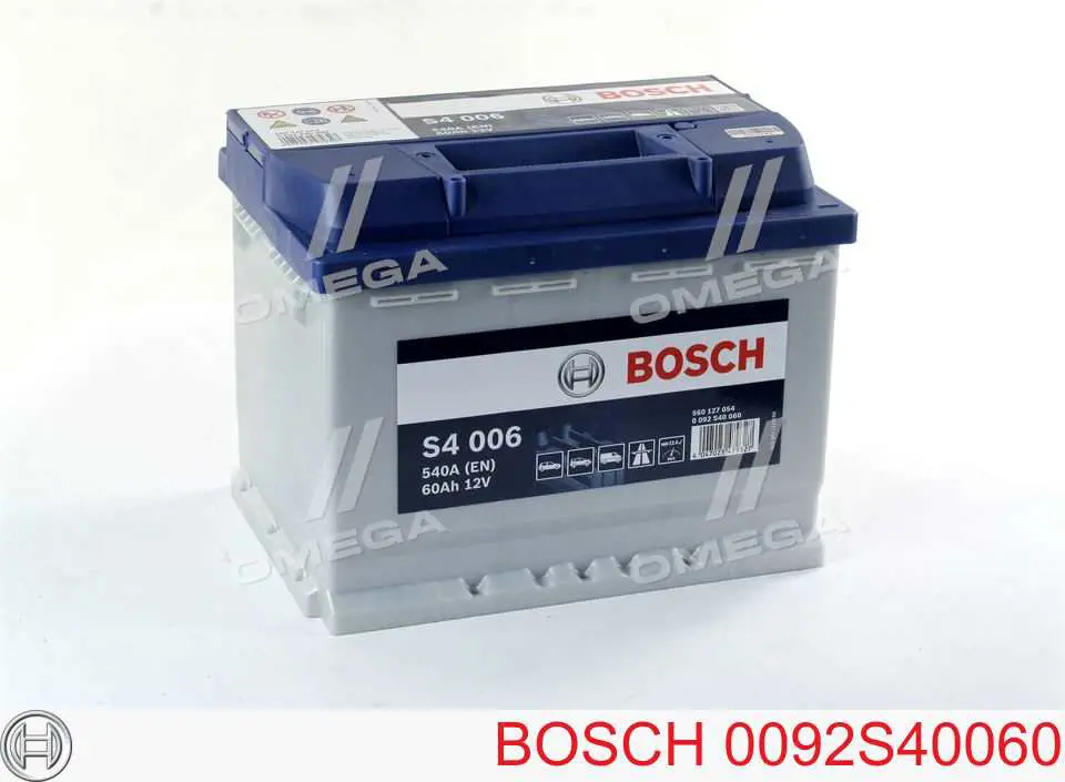 Аккумуляторная батарея (АКБ) BOSCH 0092S40060