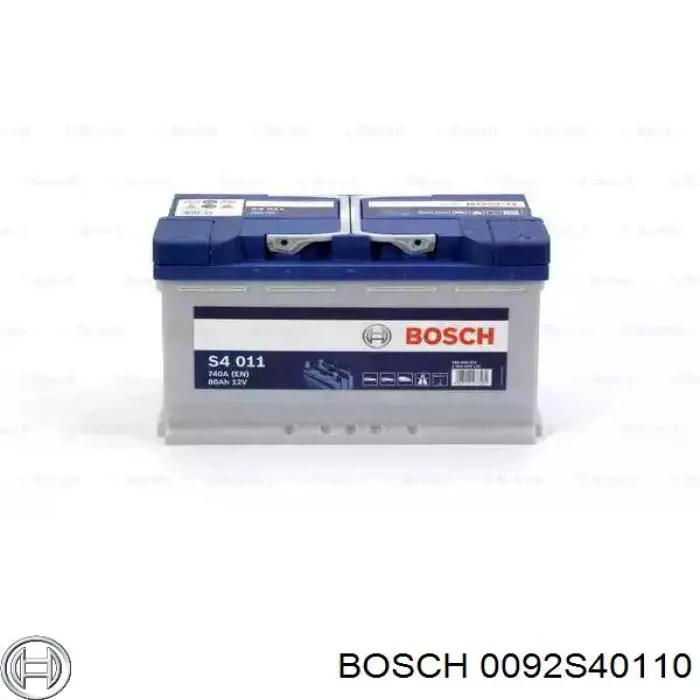 Аккумулятор Bosch 80 А/ч 12 В B13 0092S40110