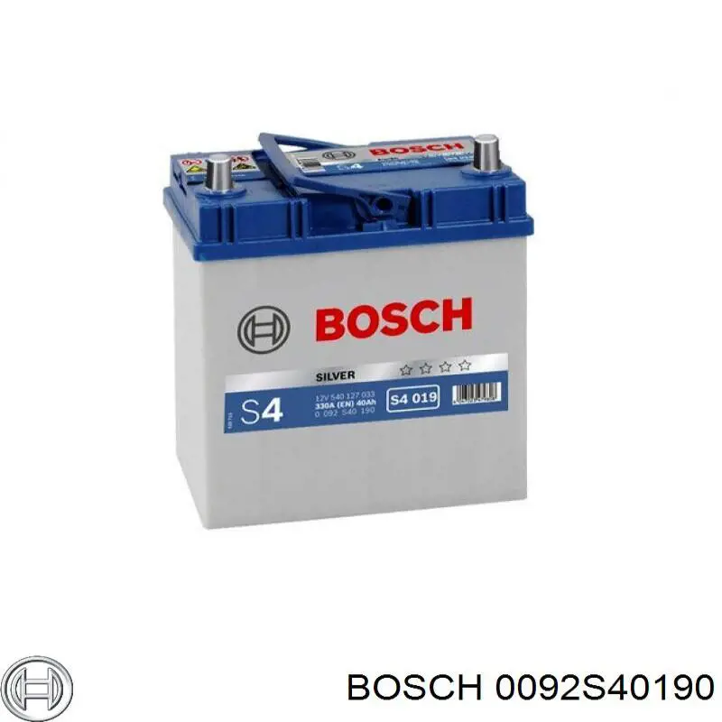 Аккумулятор Bosch S4 Silver 40 А/ч 12 В B00 0092S40190