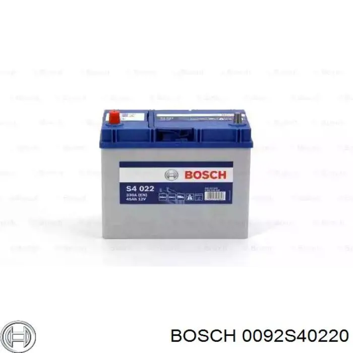 Аккумуляторная батарея (АКБ) BOSCH 0092S40220