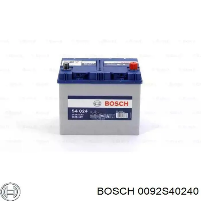 Batería de arranque 0092S40240 Bosch