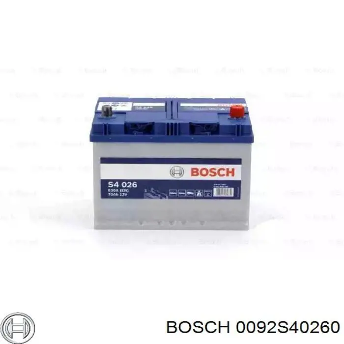 Аккумуляторная батарея (АКБ) Bosch 0092S40260