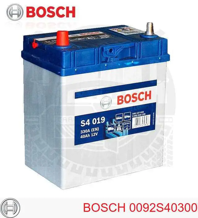 Аккумулятор Bosch 40 А/ч 12 В B01 0092S40300