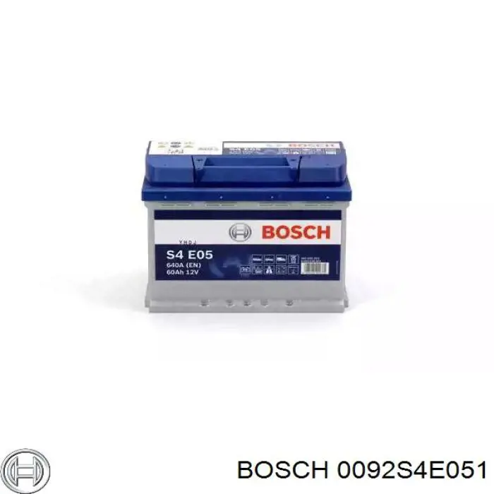 0092S4E051 Bosch bateria recarregável (pilha)