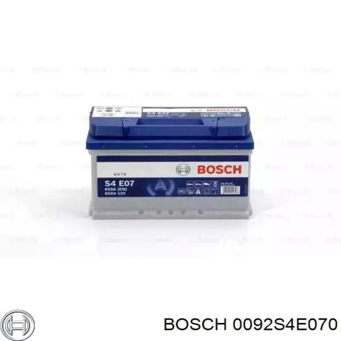 Аккумулятор Bosch 65 А/ч 12 В B13 0092S4E070