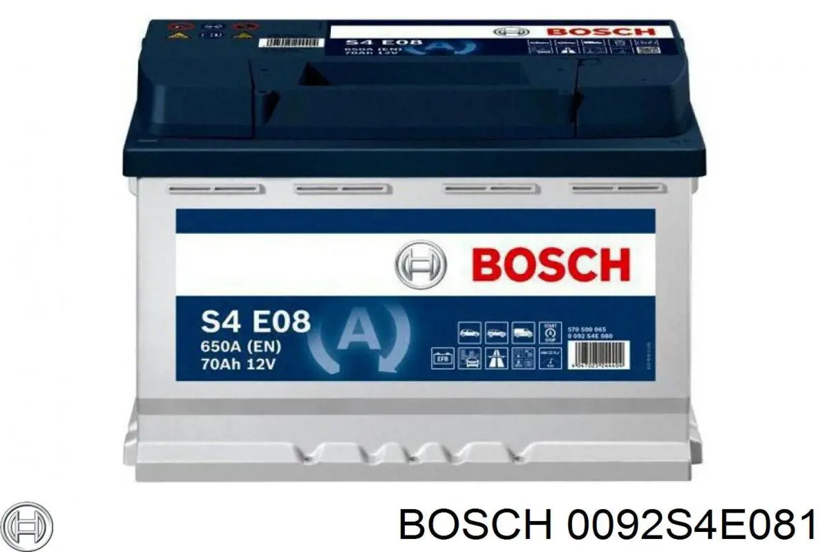 0092S4E081 Bosch bateria recarregável (pilha)