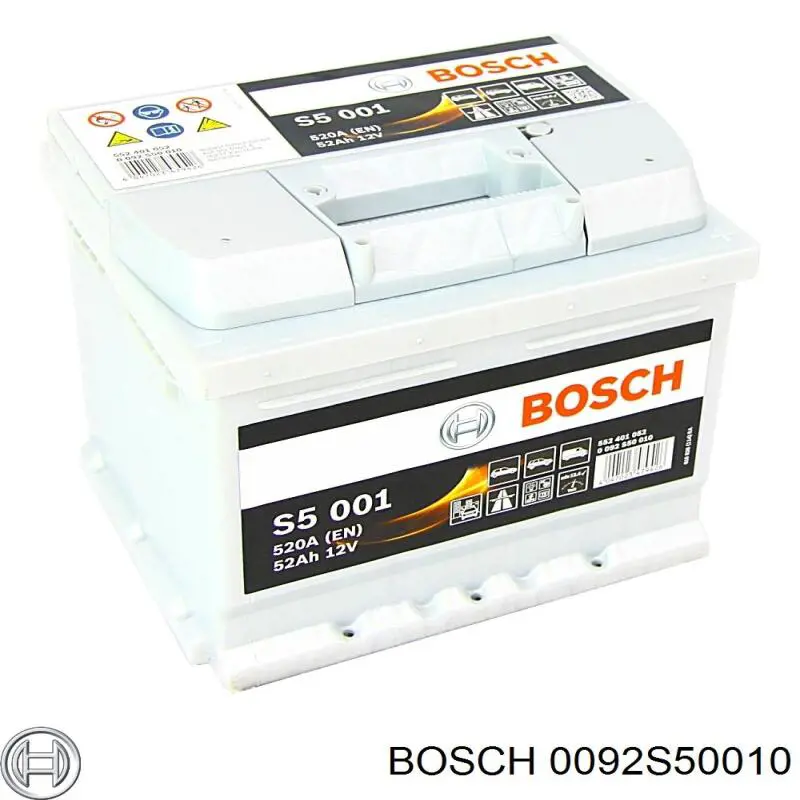 Batería de arranque 0092S50010 Bosch